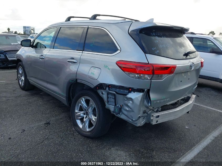 2019 TOYOTA HIGHLANDER LIMITED - 5TDDZRFH9KS943402