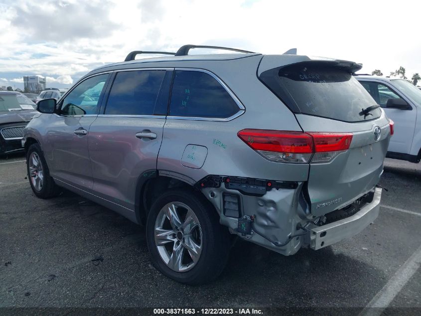 2019 TOYOTA HIGHLANDER LIMITED - 5TDDZRFH9KS943402