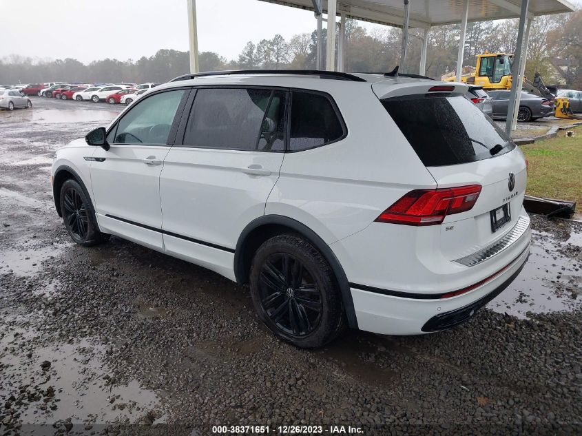 2022 VOLKSWAGEN TIGUAN SE R-LINE BLACK - 3VVCB7AX3NM010197