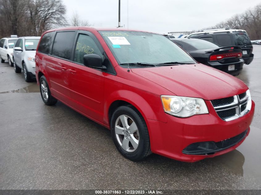 2013 DODGE GRAND CARAVAN SE - 2C4RDGBGXDR602852