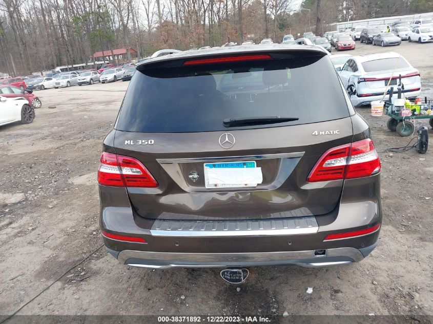 2014 MERCEDES-BENZ ML 350 4MATIC - 4JGDA5HB9EA277616