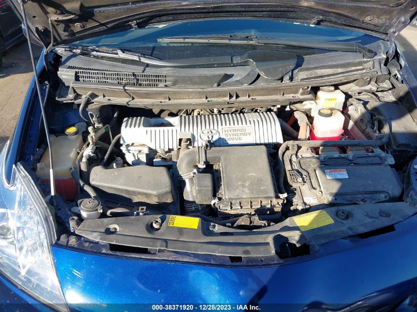 2013 TOYOTA PRIUS TWO - JTDKN3DU5D1733704
