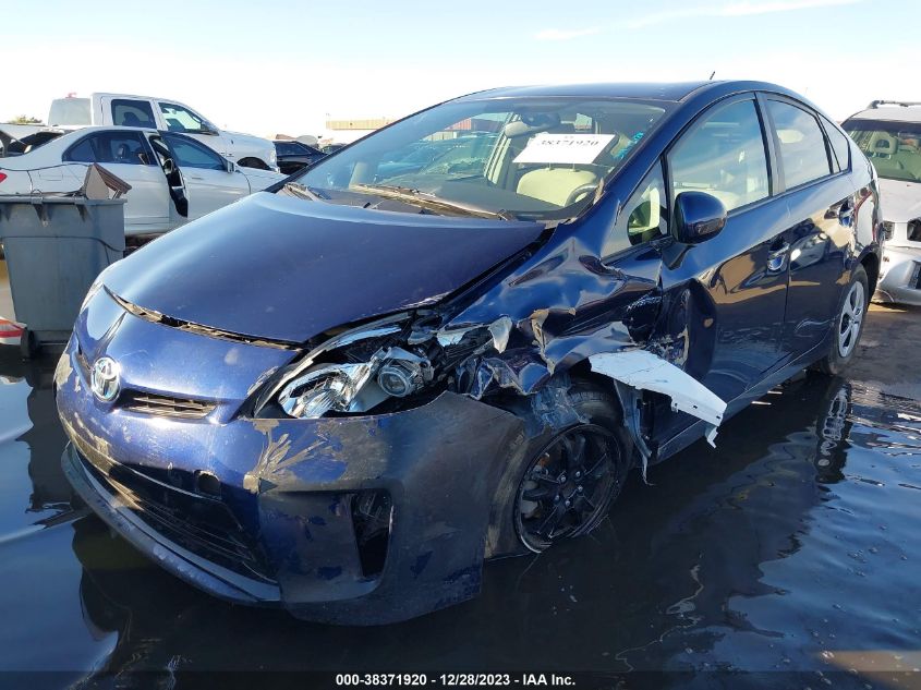 2013 TOYOTA PRIUS TWO - JTDKN3DU5D1733704