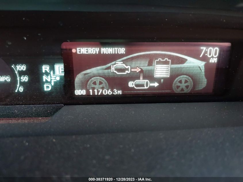 2013 TOYOTA PRIUS TWO - JTDKN3DU5D1733704