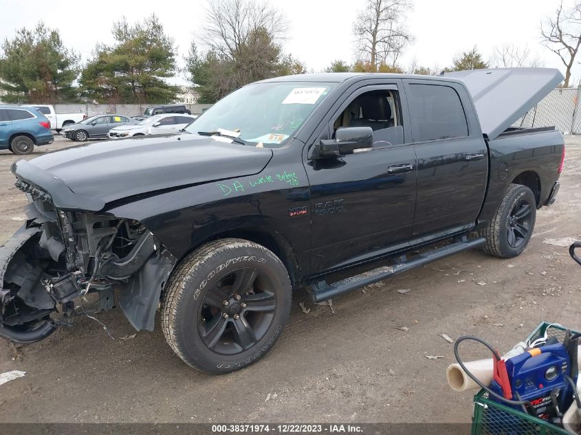 2017 RAM 1500 NIGHT  4X4 5'7 BOX - 1C6RR7MT4HS859402