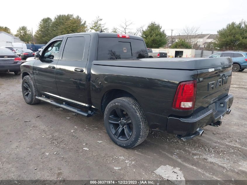 2017 RAM 1500 NIGHT  4X4 5'7 BOX - 1C6RR7MT4HS859402