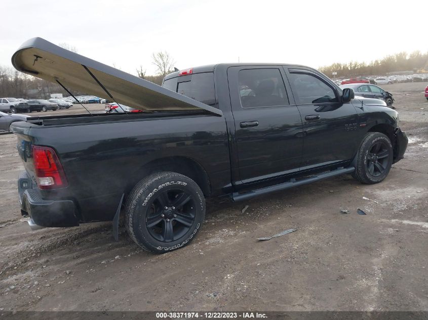 2017 RAM 1500 NIGHT  4X4 5'7 BOX - 1C6RR7MT4HS859402