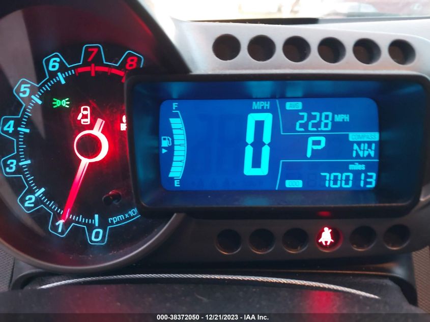 2013 CHEVROLET SONIC LT AUTO - 1G1JC6SH8D4246562