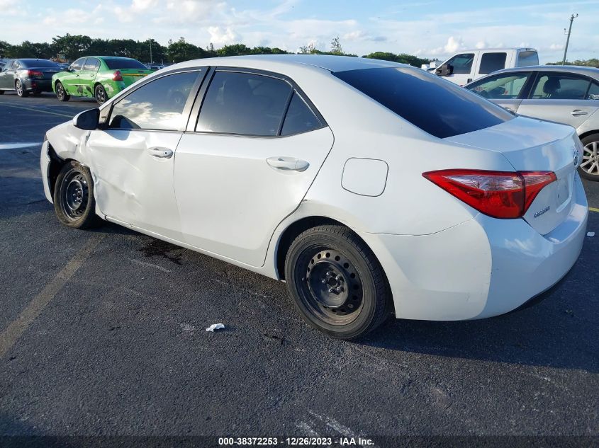 2019 TOYOTA COROLLA LE - 5YFBURHE7KP884402