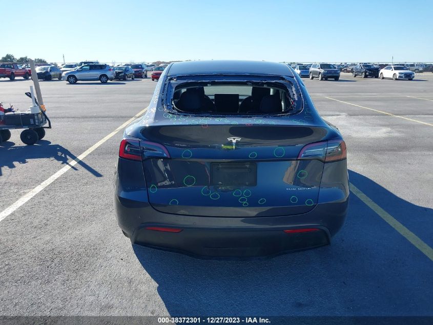 2021 TESLA MODEL Y LONG RANGE DUAL MOTOR ALL-WHEEL DRIVE - 5YJYGDEE2MF254391