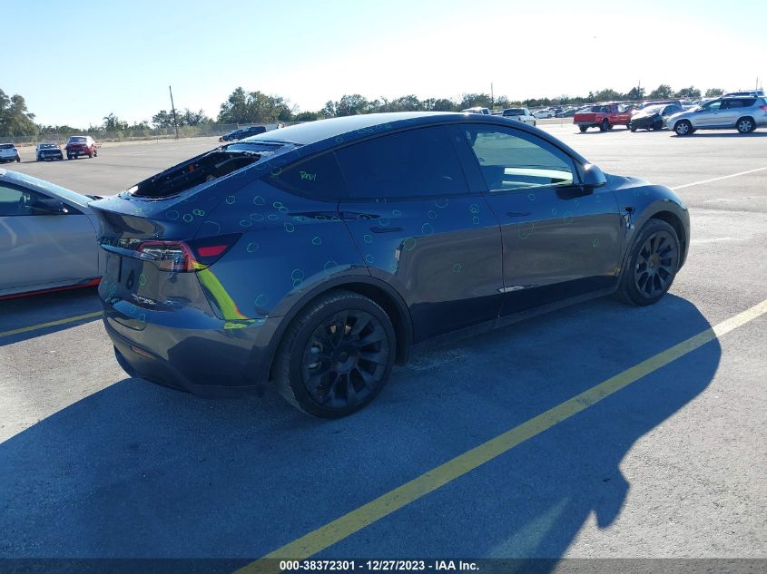 2021 TESLA MODEL Y LONG RANGE DUAL MOTOR ALL-WHEEL DRIVE - 5YJYGDEE2MF254391