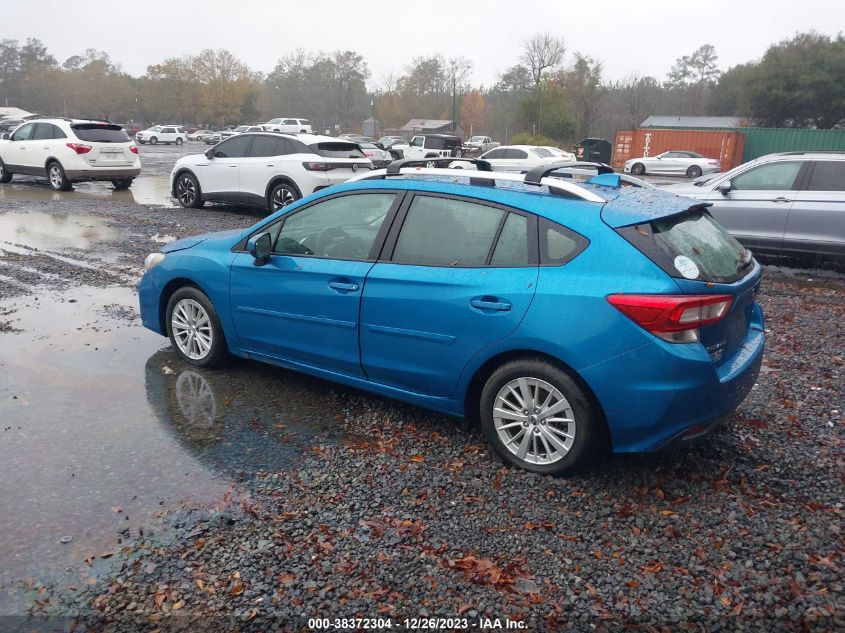 VIN 4S3GTAD68J3728823 2018 SUBARU IMPREZA 2.0I PREMIUM