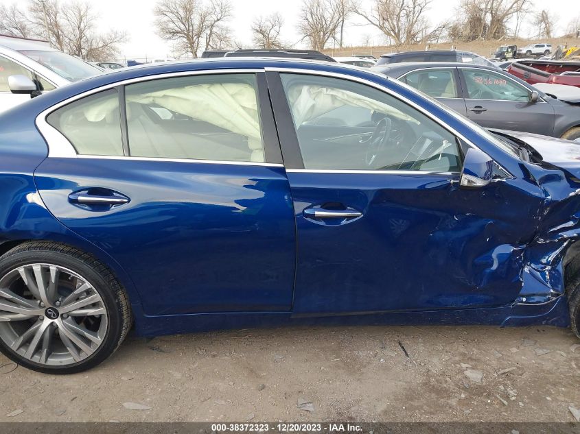 2019 INFINITI Q50 3.0T SPORT - JN1EV7AR1KM590429