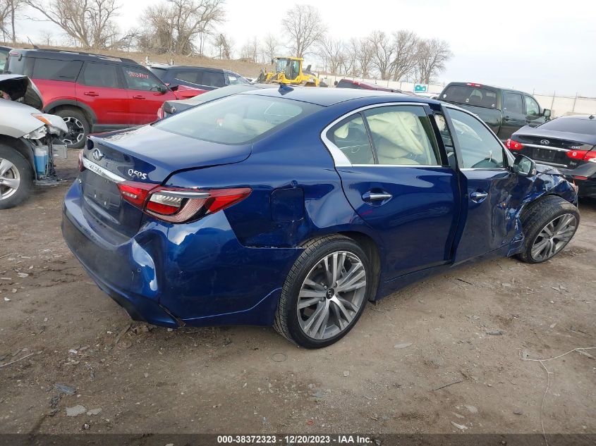 2019 INFINITI Q50 3.0T SPORT - JN1EV7AR1KM590429
