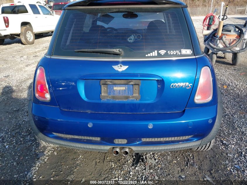 WMWRE33445TD91488 | 2005 MINI COOPER S