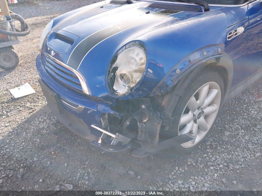 WMWRE33445TD91488 | 2005 MINI COOPER S