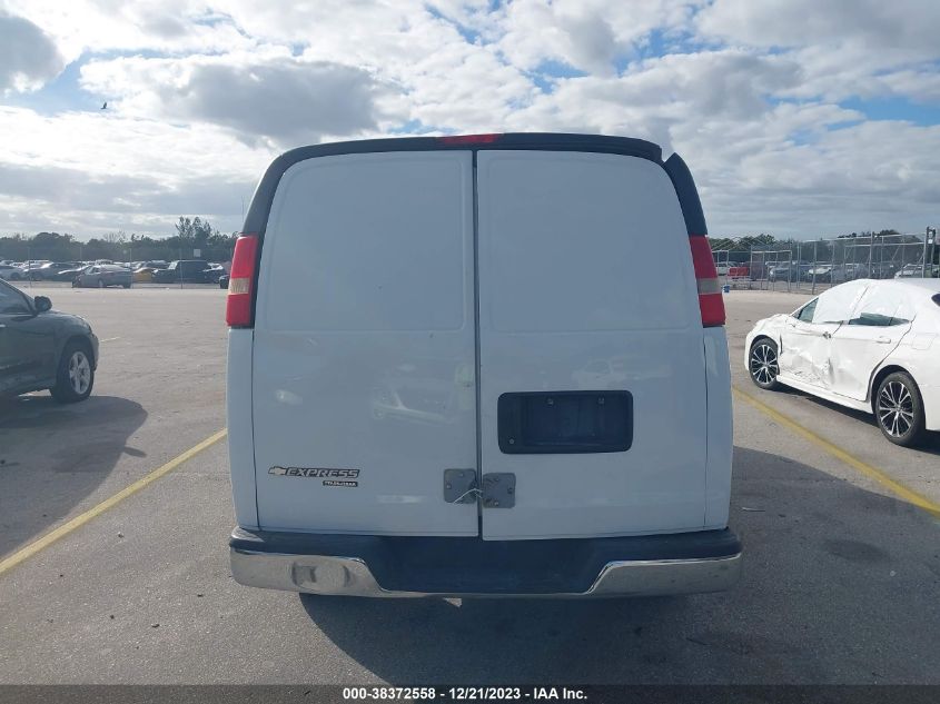 2014 CHEVROLET EXPRESS 2500 WORK VAN 1GCWGFCA8E1212322