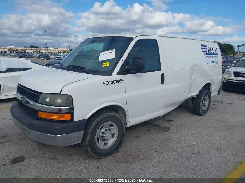 2014 CHEVROLET EXPRESS 2500 WORK VAN 1GCWGFCA8E1212322