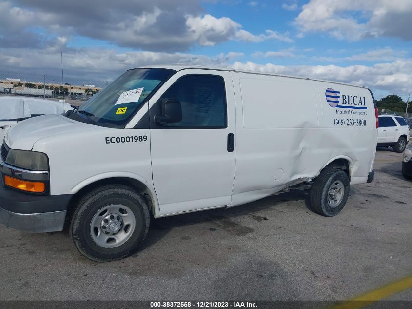 2014 CHEVROLET EXPRESS 2500 WORK VAN 1GCWGFCA8E1212322