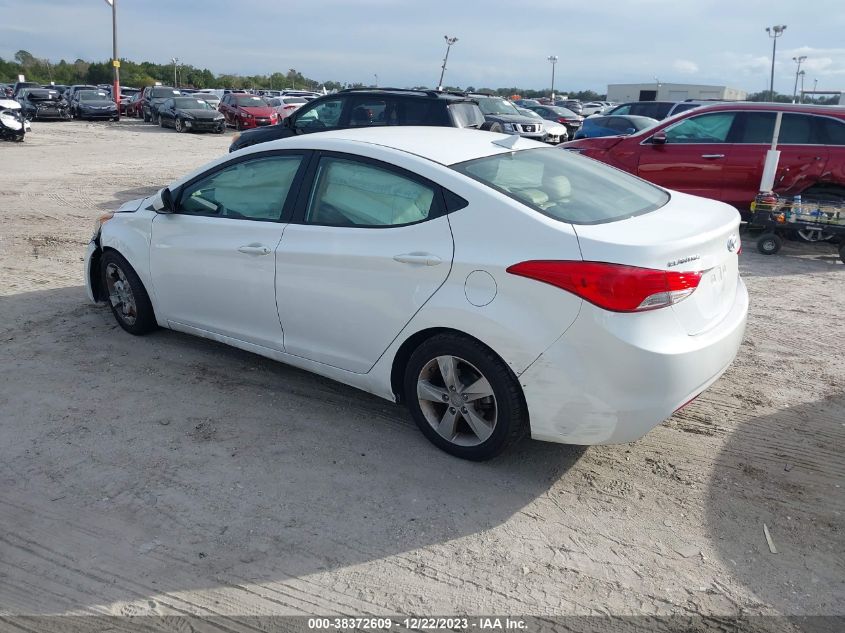 2013 HYUNDAI ELANTRA GLS - 5NPDH4AE7DH307654