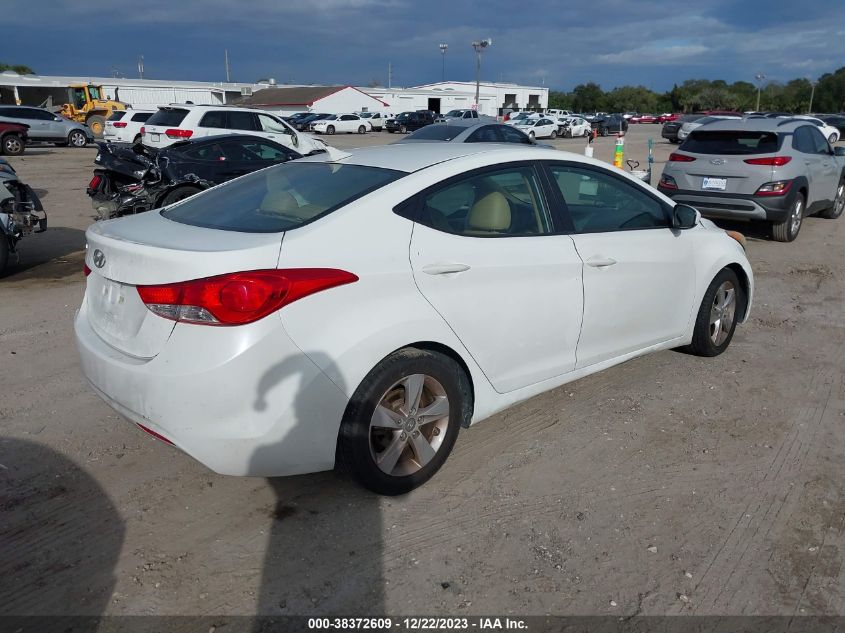 2013 HYUNDAI ELANTRA GLS - 5NPDH4AE7DH307654