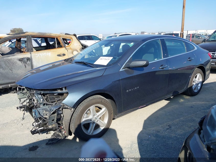 VIN 1G1ZB5STXKF206876 2019 CHEVROLET MALIBU 1LS