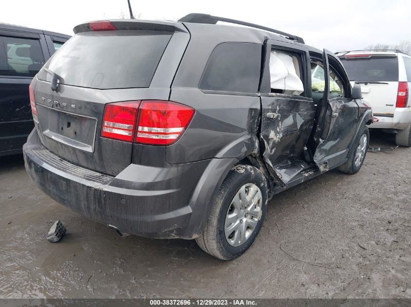 VIN 3C4PDCAB7LT207366 2020 DODGE JOURNEY SE VALUE