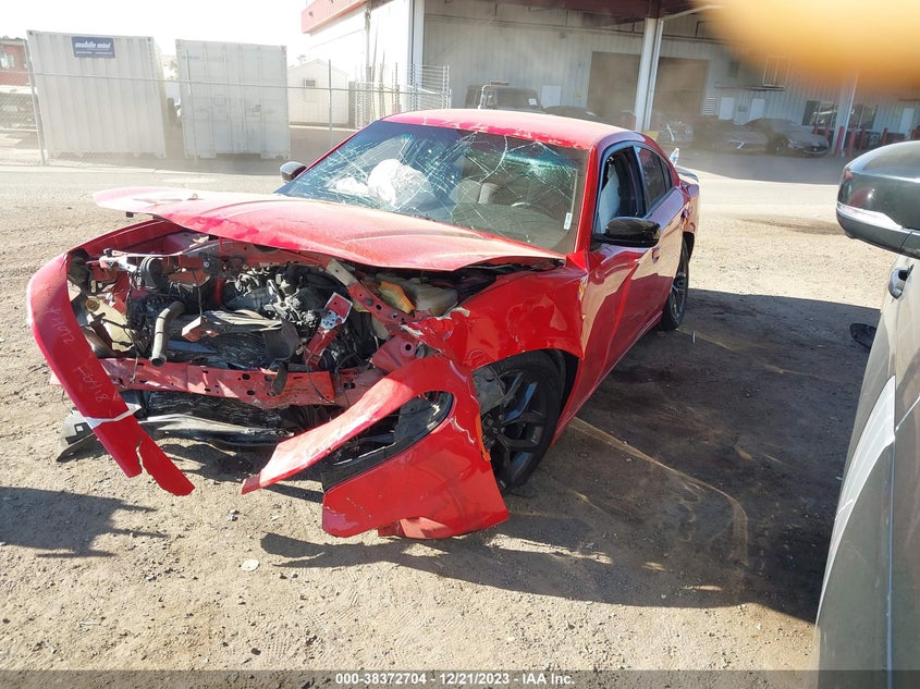 VIN 2C3CDXBGXMH636418 2021 DODGE CHARGER SXT