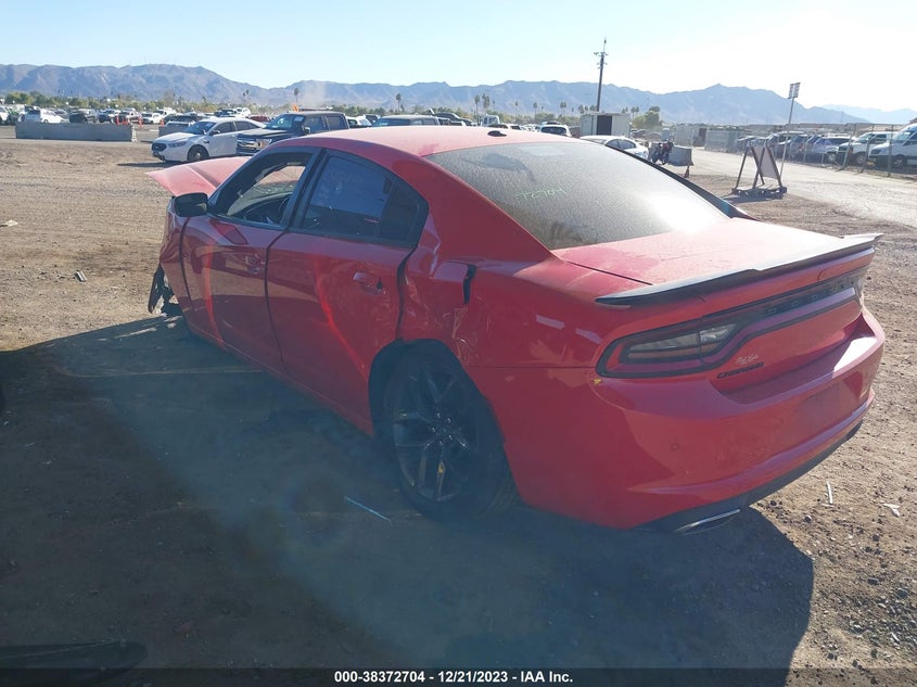 VIN 2C3CDXBGXMH636418 2021 DODGE CHARGER SXT