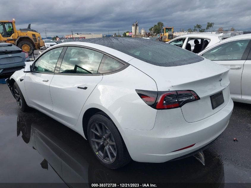 2022 TESLA MODEL 3 - 5YJ3E1EA1NF376558