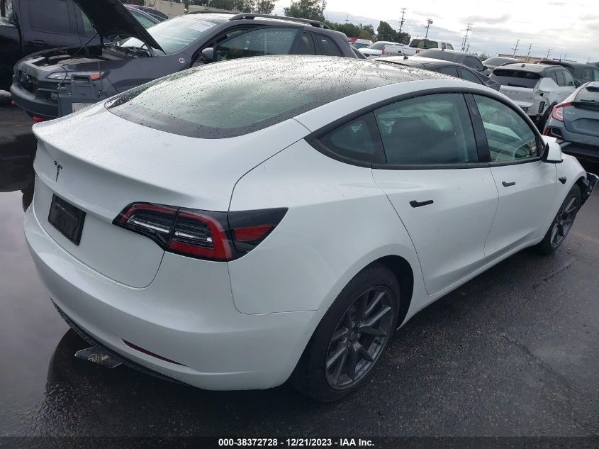 2022 TESLA MODEL 3 - 5YJ3E1EA1NF376558