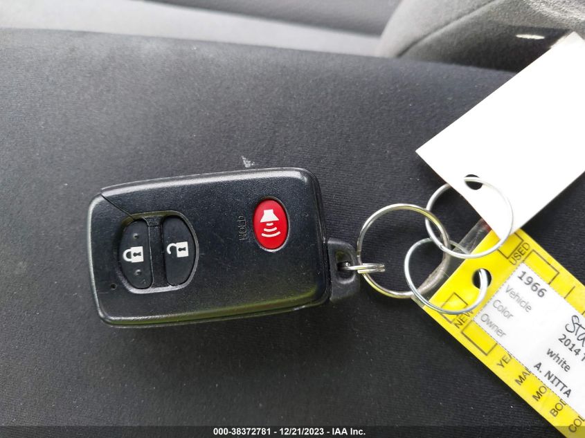 2014 TOYOTA PRIUS FIVE/FOUR/THREE/TWO - JTDKN3DU8E0359676