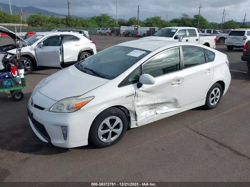 2014 TOYOTA PRIUS FIVE/FOUR/THREE/TWO - JTDKN3DU8E0359676