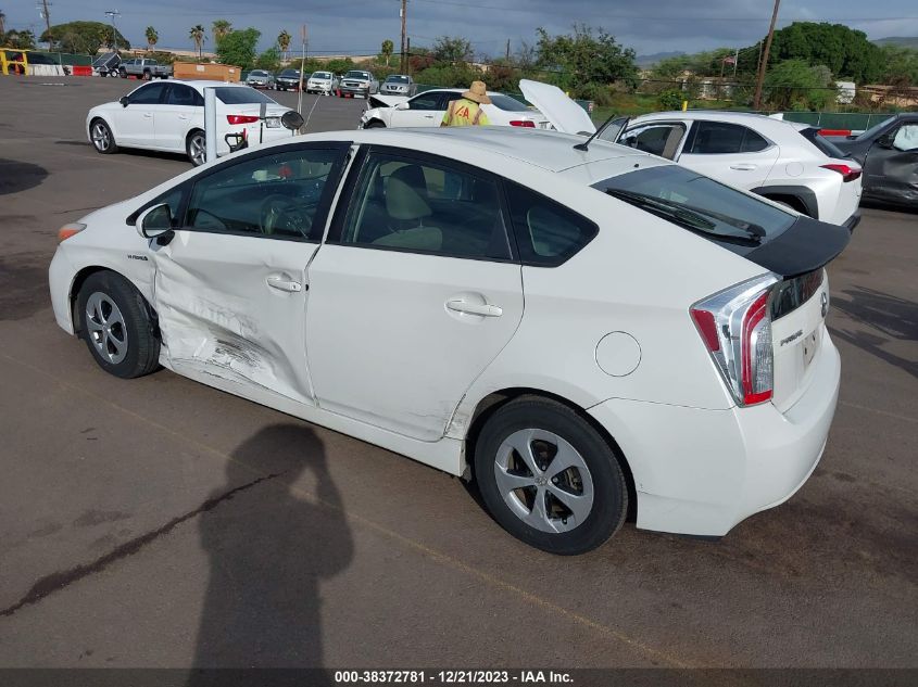 2014 TOYOTA PRIUS FIVE/FOUR/THREE/TWO - JTDKN3DU8E0359676