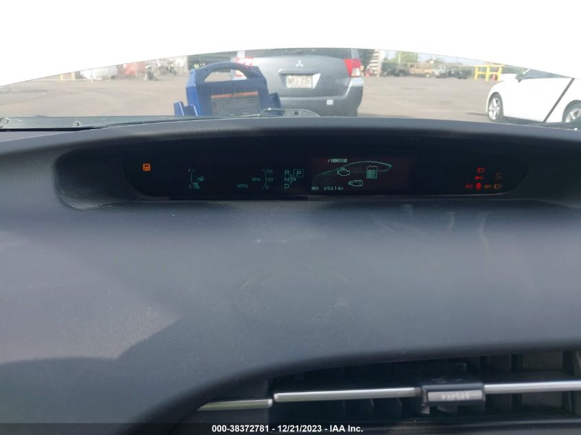 2014 TOYOTA PRIUS FIVE/FOUR/THREE/TWO - JTDKN3DU8E0359676