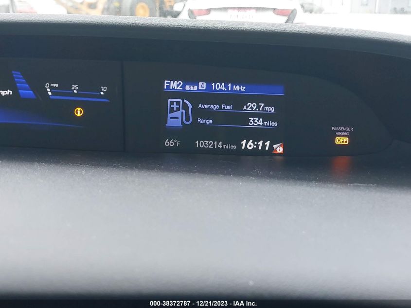 2013 HONDA CIVIC EX - 2HGFG3B80DH528411