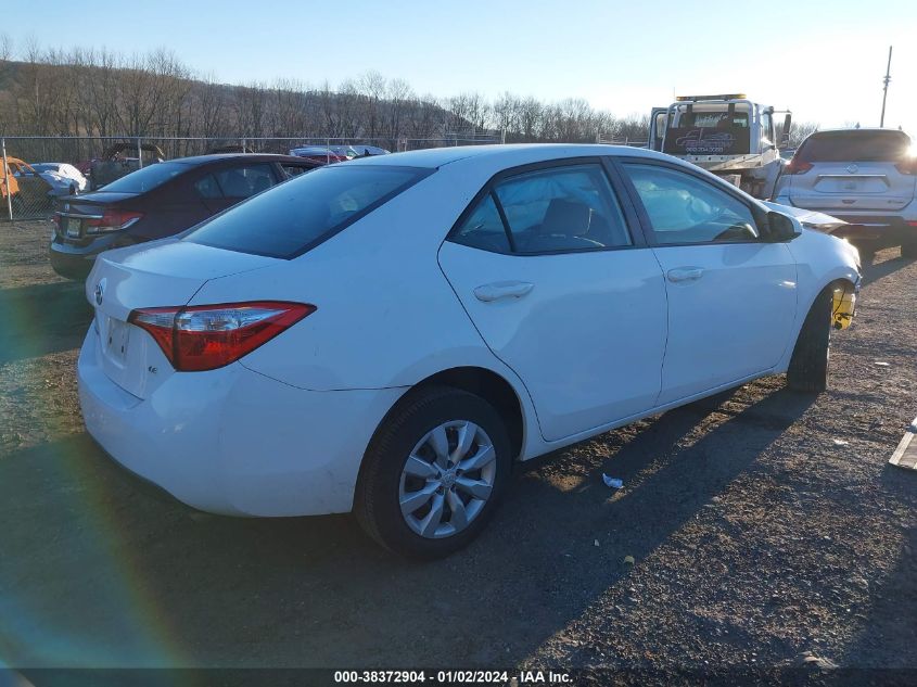 2015 TOYOTA COROLLA LE - 5YFBURHE7FP321775