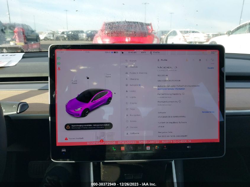 2018 TESLA MODEL 3 LONG RANGE/MID RANGE - 5YJ3E1EA5JF026036