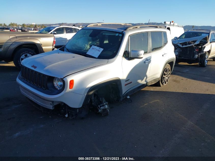 2016 JEEP RENEGADE LATITUDE - ZACCJABT8GPE13389