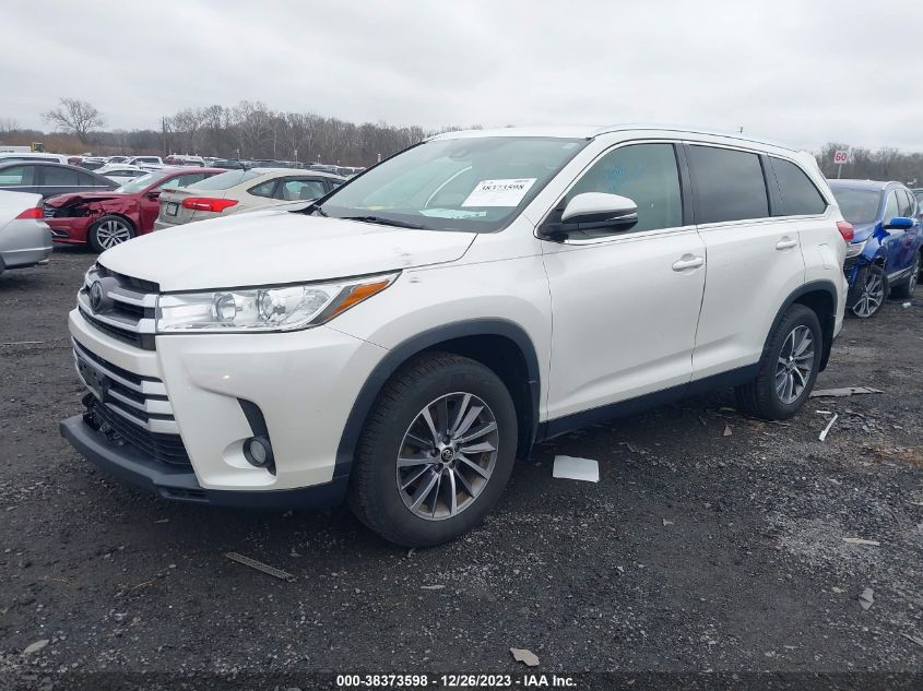2019 TOYOTA HIGHLANDER XLE - 5TDJZRFH7KS567981