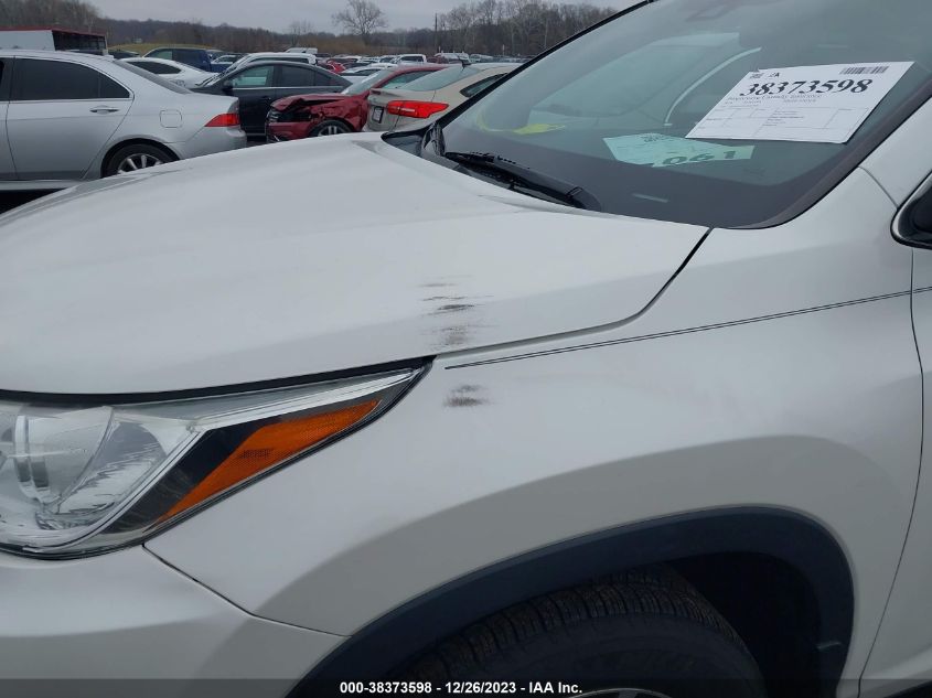 2019 TOYOTA HIGHLANDER XLE - 5TDJZRFH7KS567981
