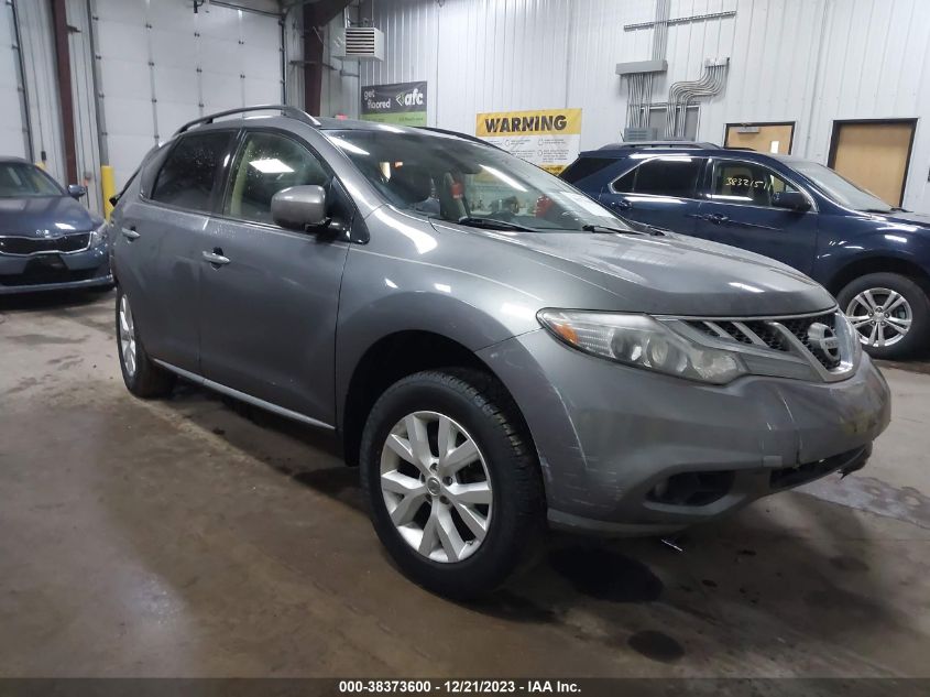 2013 NISSAN MURANO SL - JN8AZ1MU8DW207000