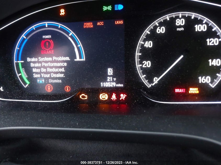 VIN 19XZE4F91LE010392 2020 HONDA INSIGHT TOURING