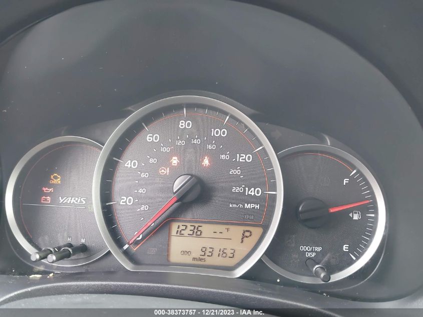 2014 TOYOTA YARIS L (TMC/CBU PLANT) - JTDKTUD3XED596262