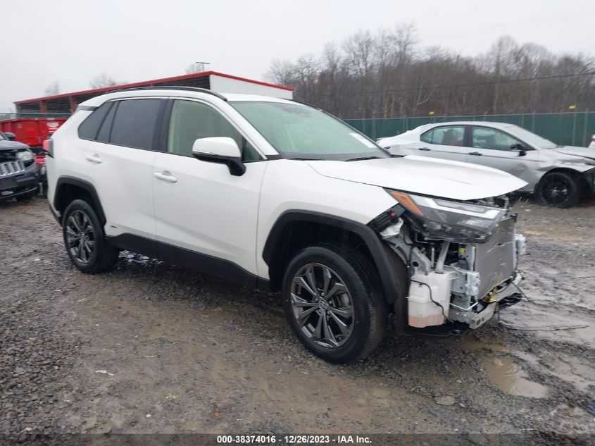 2022 TOYOTA RAV4 XLE PREMIUM HYBRID - JTMB6RFV0ND518656