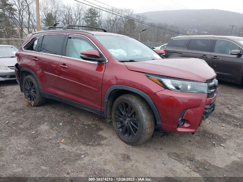 2019 TOYOTA HIGHLANDER SE/XLE - 5TDJZRFH5KS731602