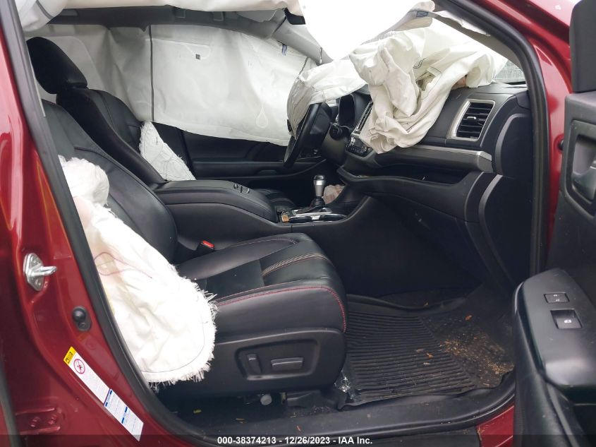 2019 TOYOTA HIGHLANDER SE/XLE - 5TDJZRFH5KS731602