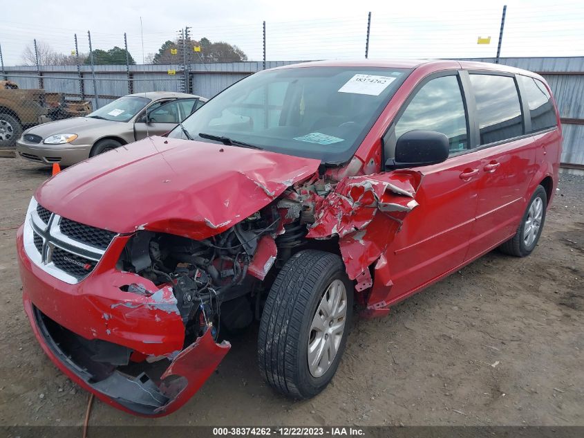 2014 DODGE GRAND CARAVAN AVP/SE - 2C4RDGBG3ER214668