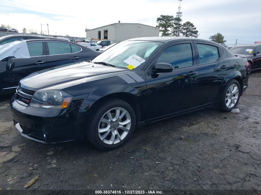 2013 DODGE AVENGER R/T - 1C3CDZBG9DN741941