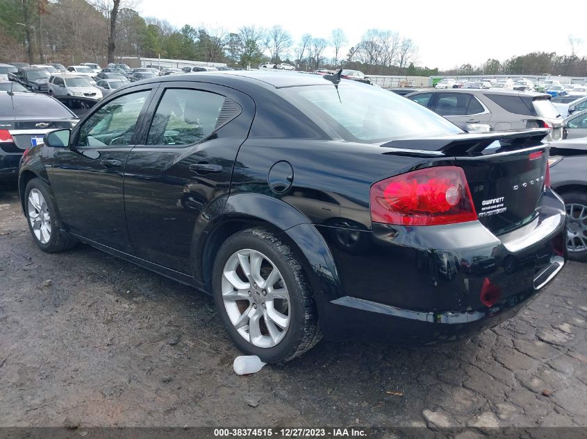 2013 DODGE AVENGER R/T - 1C3CDZBG9DN741941
